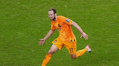 Daley Blind erhöhte kurz vor der Pause auf 2:0.