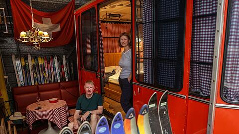 Paul Starrach aus Gießen ist versierter Camper. Die Indoor-Version erlebt er erstmals - und ist begeistert.