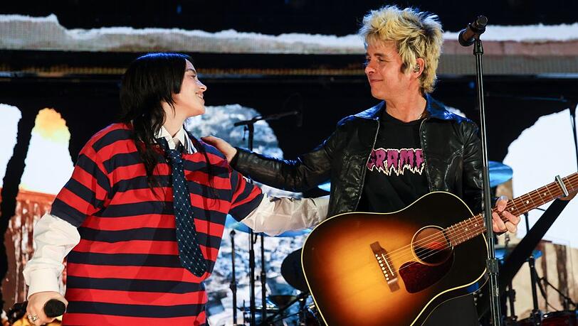 Billie Eilish performte mit Green Day.