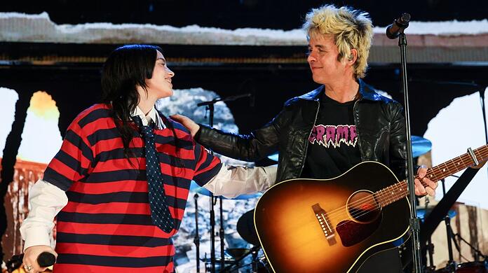 Billie Eilish performte mit Green Day.