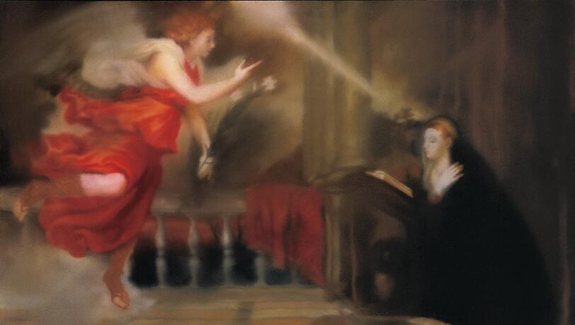 Gerhard Richters &bdquo;Verk&uuml;ndigung nach Tizian&ldquo; von 1973.