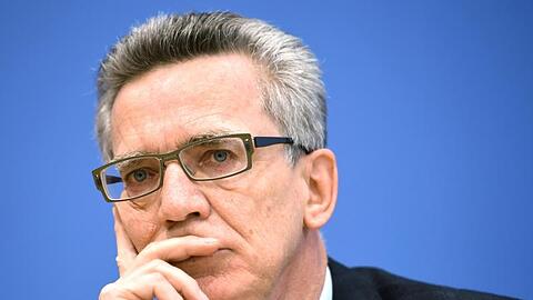 Kandidiert nicht als Nachfolger von Reinhard Grindel: Thomas de Maiziere.