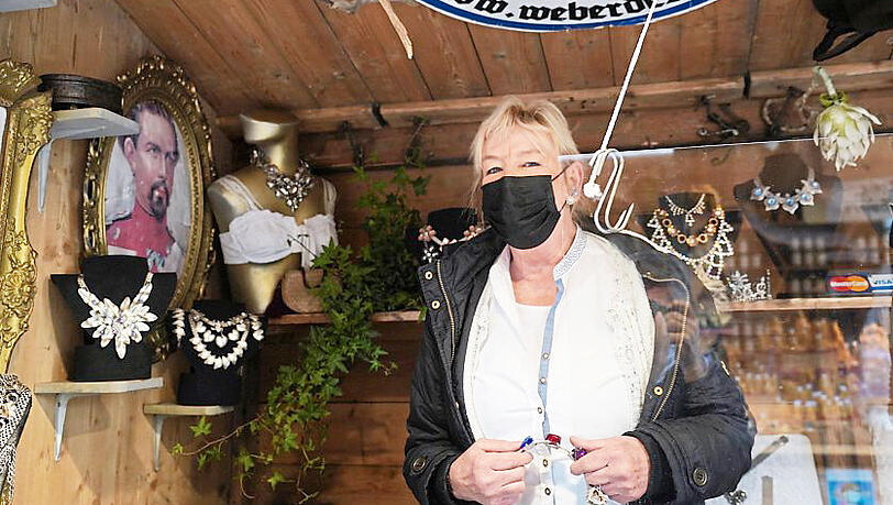 Ingrid Weber freut, dass viele Stammkunden kommen.