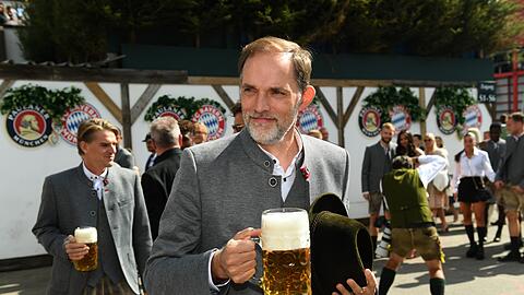 Bayern-Trainer Thomas Tuchel auf dem Oktoberfest.