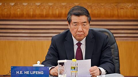 Vize-Ministerpräsident He Lifeng führte die chinesische Delegation bereits bei den Gesprächen in der Schweiz. (Archivbild)