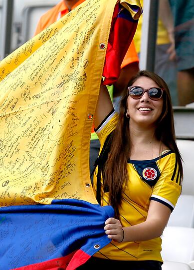 Die Fans der Fußball-WM 2014