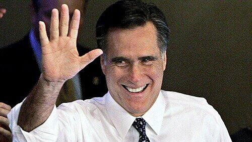 Mitt Romney in Siegerstimmung Mitt Romney in Siegerstimmung