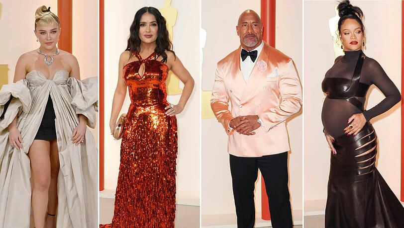 Tops und Flops: Die Highlights vom roten Teppich der Oscars 2023... Tops und Flops: Die Highlights vom roten Teppich der Oscars 2023...
