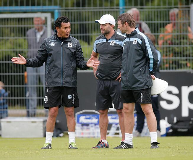 Ricardo Moniz packt an: Bilder von der ersten Trainingseinheit unter dem neuen Trainer.