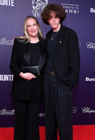 Tatjana Patitz und Sohn Jonah Patitz