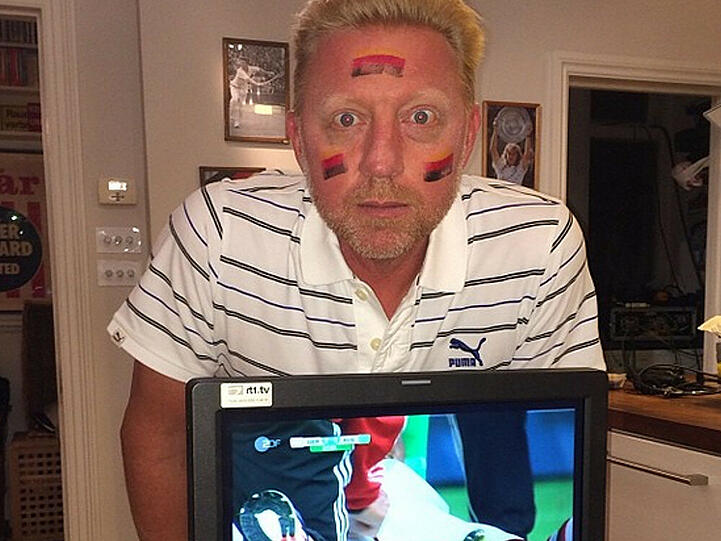 Boris Becker im WM-Fieber