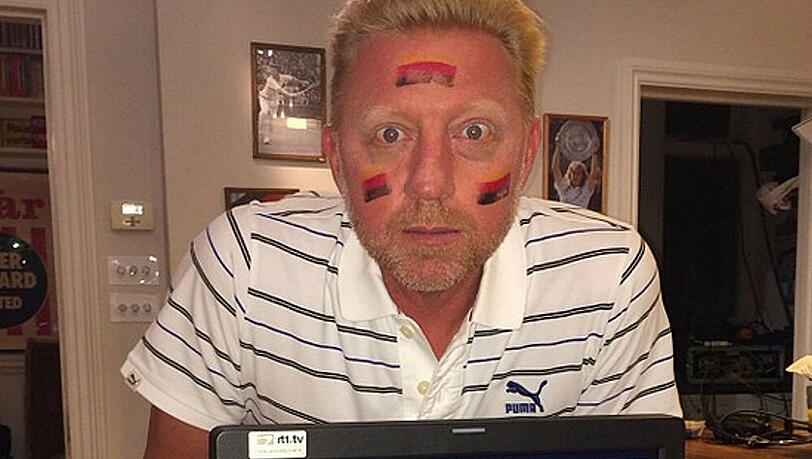 Boris Becker im WM-Fieber Boris Becker im WM-Fieber