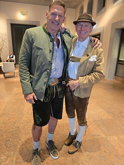 Ralf Moeller und Frédéric von Anhalt kurz vor ihrem Oktoberfest-Besuch im Bayerischen Hof. Ralf Moeller und Frédéric von Anhalt kurz vor ihrem Oktoberfest-Besuch im Bayerischen Hof.