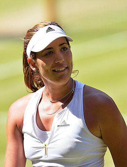 Mit den besten Grüßen an Arantxa Sanchez-Vicario: Garbine Muguruza.