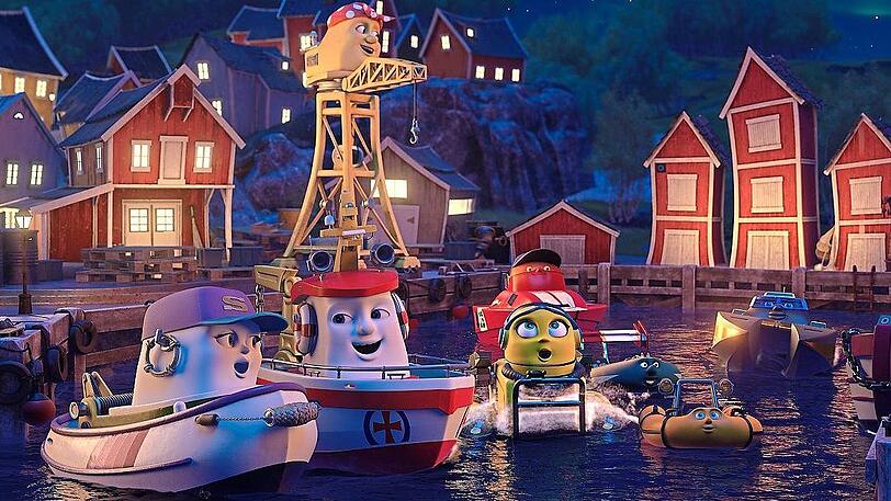 "Elias - Das kleine Rettungsboot" mit Freunden.