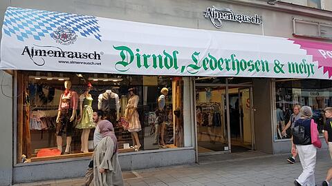 Almenrausch hat im Tal und im Rosental zwei vorübergehende Läden zur Wiesn eröffnet.