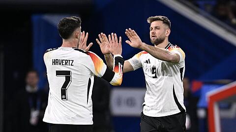 Kai Havertz (l.) oder Niclas Füllkrug? An der Stürmerfrage im DFB-Team scheiden sich die Geister.