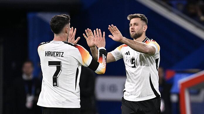 Kai Havertz (l.) oder Niclas Füllkrug? An der Stürmerfrage im DFB-Team scheiden sich die Geister.