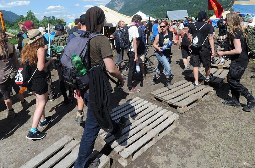 Viele der Aktivisten im Protestcamp in Garmisch-Partenkirchen sind am Sonntag abgereist.