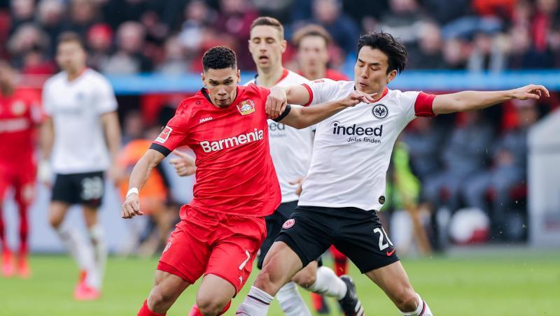 Überragender Akteur beim Leverkusener Sieg gegen Frankfurt: Paulinho. Überragender Akteur beim Leverkusener Sieg gegen Frankfurt: Paulinho.