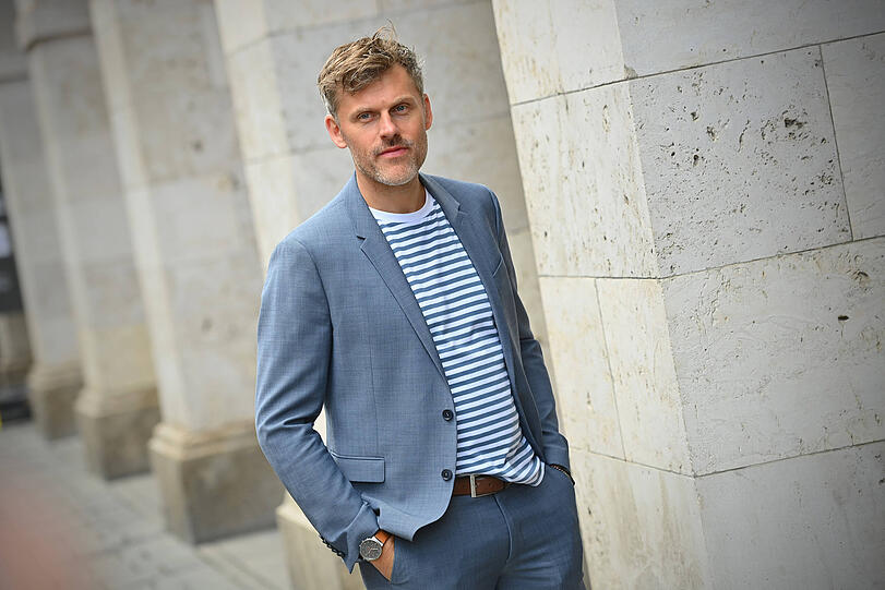 Schauspieler Jens Atzorn kam ebenfalls zum ZDF-Empfang