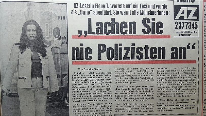 AZ vor 50 Jahren: "Lachen Sie nie Polizisten an"