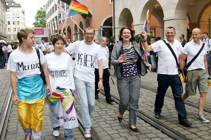 Sehen Sie hier die besten Bilder vom CSD in München.