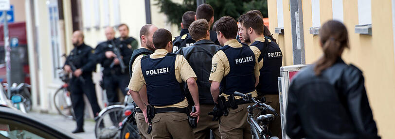 Bilder vom Tatort in der Zentnerstraße