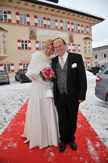 Die Traumhochzeit von Star-Koch Winkler und seiner Denise - sehen Sie hier die wunderschönen Bilder aus dem zugeschneiten Aschau.