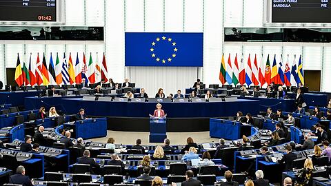 Die EVP ist im Europ&auml;ischen Parlament die mit Abstand gr&ouml;&szlig;te Fraktion - bei Abstimmungen braucht sich aber dennoch Partner. (Archivbild)