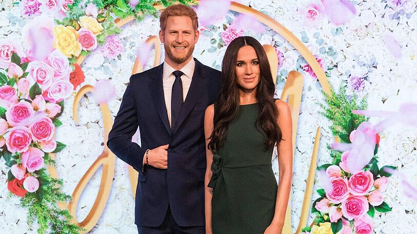 Prinz Harry und Herzogin Meghan im Londoner "Madame Tussaud's"