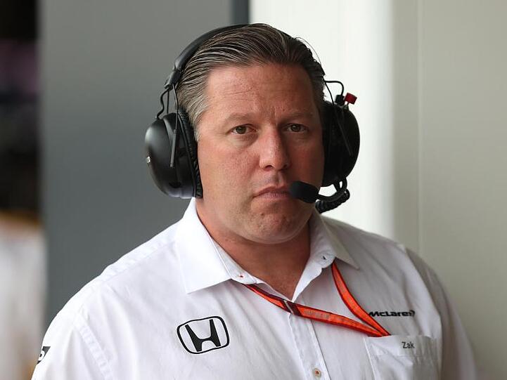 Zak Brown, Motorsport-Chef des britischen Formel1-Rennstalls McLaren.