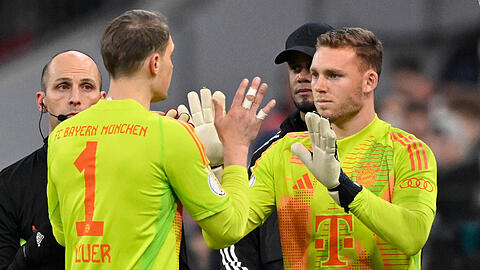Manuel Neuer (l.) und Daniel Peretz, einer seiner vielen Stellvertreter.