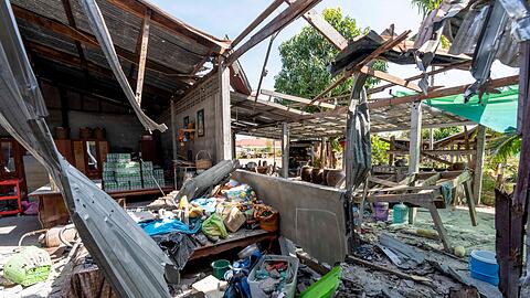 Bei den Gefechten zwischen den Nachbarn gab es Tote und Sch&auml;den auf beiden Seiten. (Archivbild)