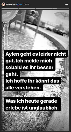 Elena Miras wird auf Instagram beschimpft, während sie sich um ihre kranke Tochter kümmert.