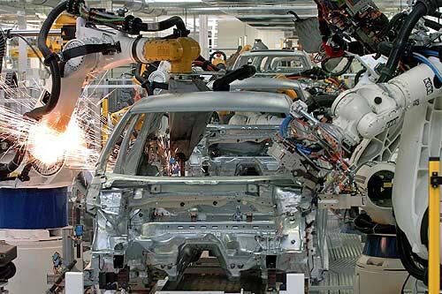 Produktion in der Automobilindustrie