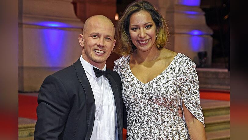 Fabian Hambüchen und seine Ehefrau Viktoria.