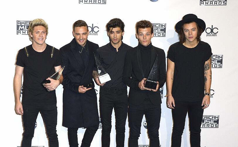 Sie waren die Abräumer des Abends: One Direction
