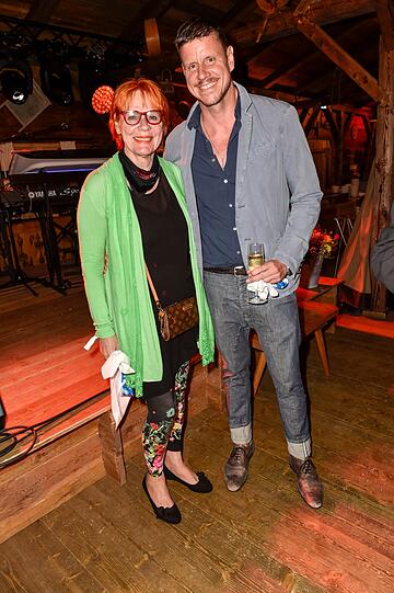 Viktoria Brams und Sohn Patrick