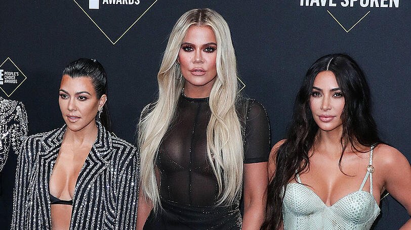 Kourtney, Khloé und Kim Kardashian (v.l.) bei einem Auftritt im November 2019