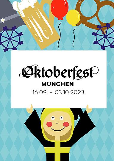 Wie sieht das Oktoberfest-Plakat 2023 aus? 45 Motive stehen zur Auswahl.