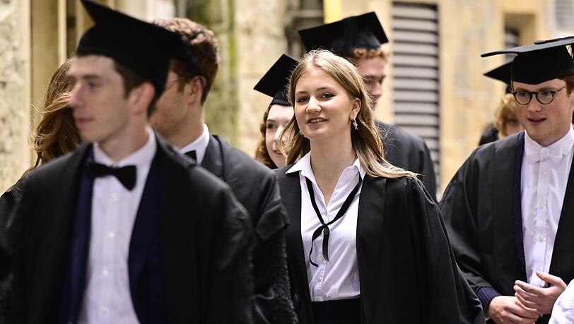 Planmäßig würde die belgische Kronprinzessin Elisabeth ihr Masterstudium im Mai 2026 beenden. (Archivbild)
