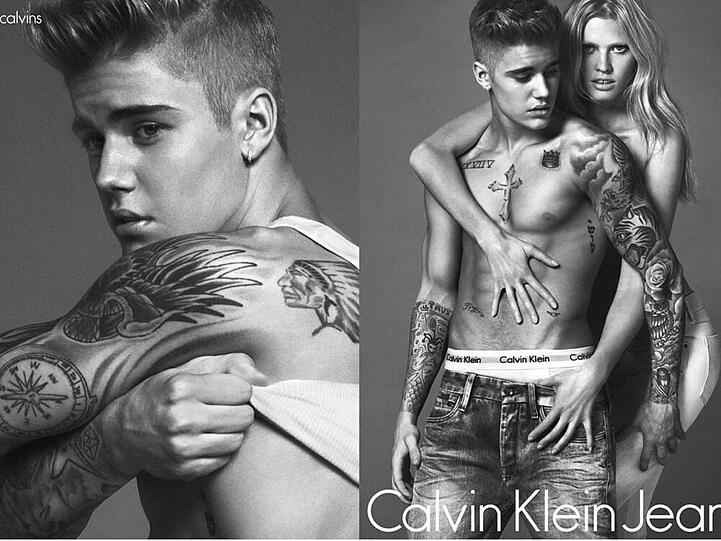 Um diese Bilder für Calvin Klein ging es in  dem Sketch von "SNL"