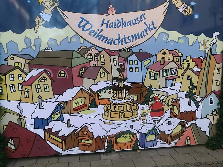 Schnee gibt's derzeit nur auf dem Bild: Der Haidhauser Weihnachtsmarkt hat trotzdem viel zu bieten.