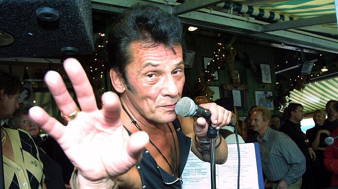 Der "Elvis von Schwabing" Richard Rigan.