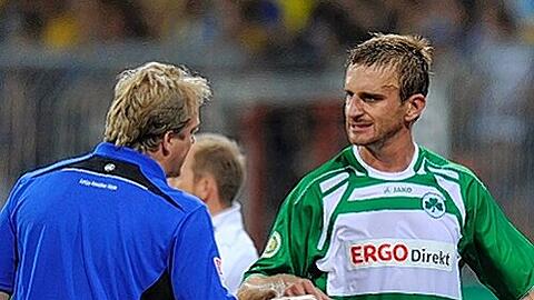 Sind sich bezüglich der guten Aussichten für den Auftritt in Bochum völlig einig: Trainer Mike Büskens und Milorad Pekovic.
