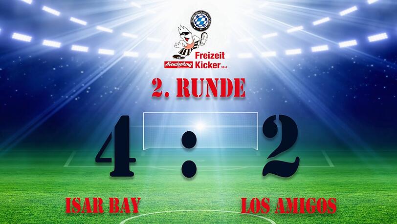 Die Isar Bay Buccaneers gewinnen mit 4:2 gegen Los Amigos. Die Isar Bay Buccaneers gewinnen mit 4:2 gegen Los Amigos.