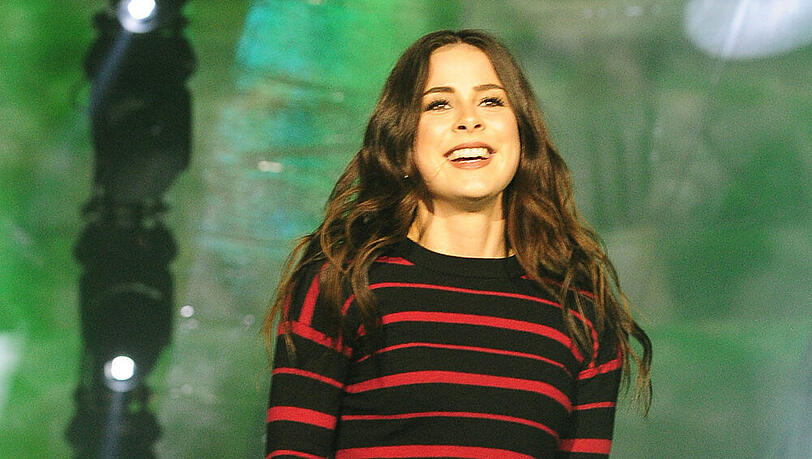 Lena Meyer-Landrut beim Festival der Einheit am Samstag Lena Meyer-Landrut beim Festival der Einheit am Samstag
