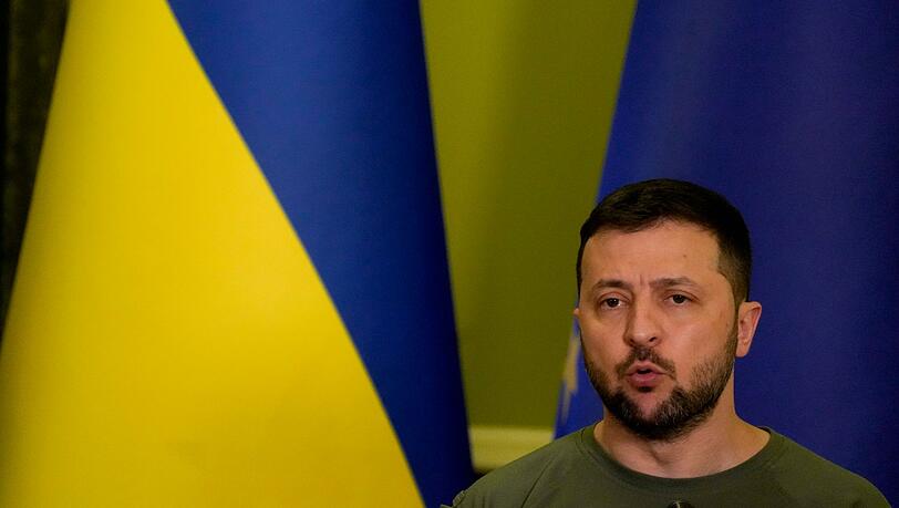 Der ukrainische Präsident Wolodymyr Selenskyj. Der ukrainische Präsident Wolodymyr Selenskyj.
