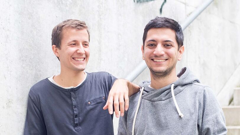 Die Serlo-Gründer Simon Köhl und Aeneas Rekkas (l.)